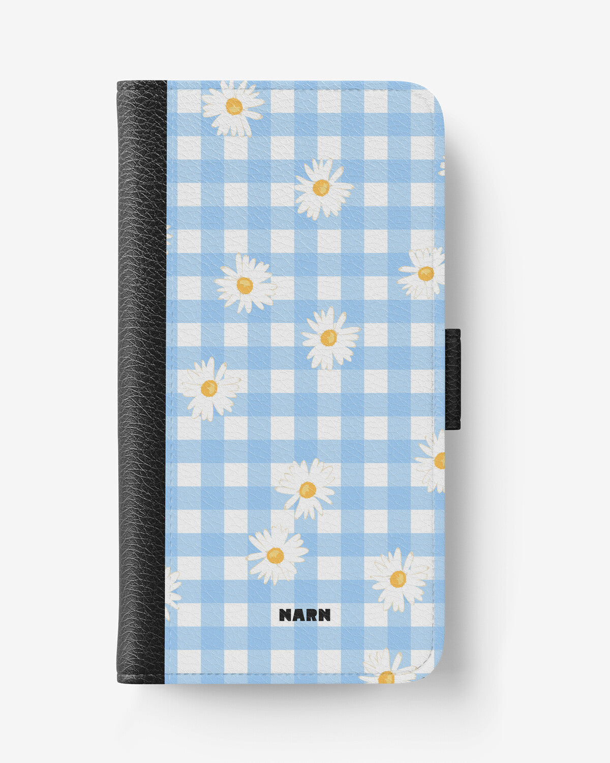 iPhone 12 Mini Wallet Case - Blue Daisies - View 1
