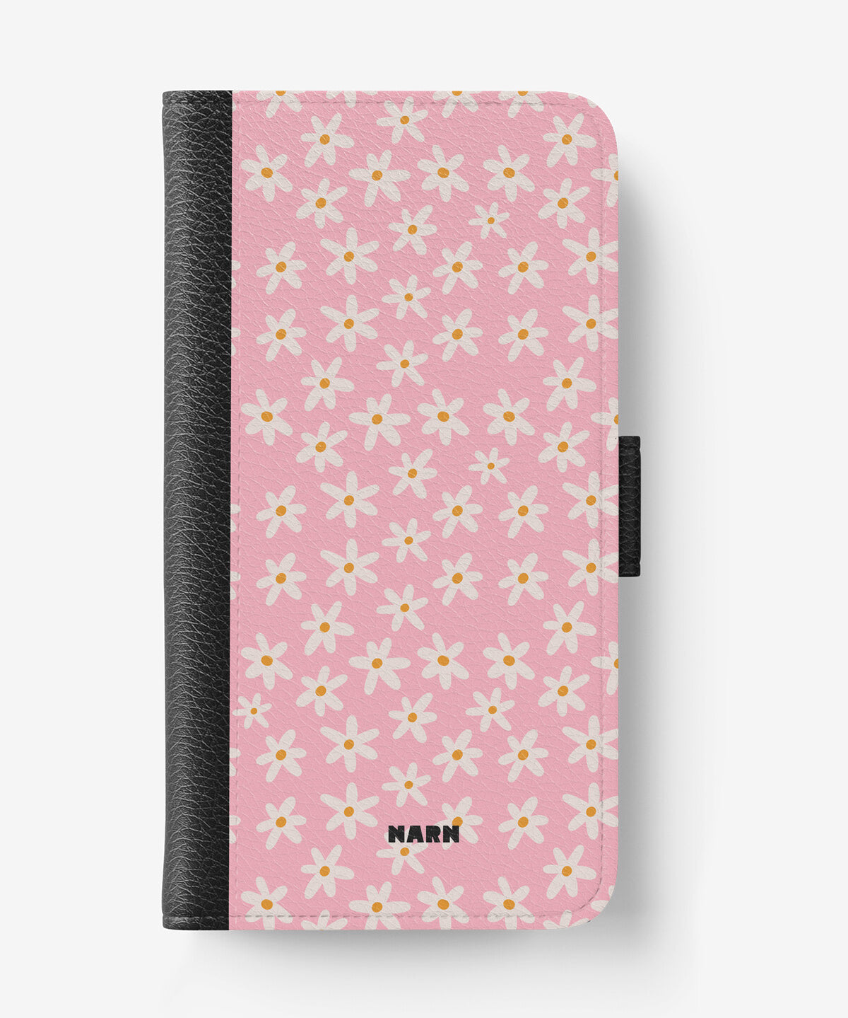 iPhone 12 Mini Wallet Case - Pink Daisy - View 1