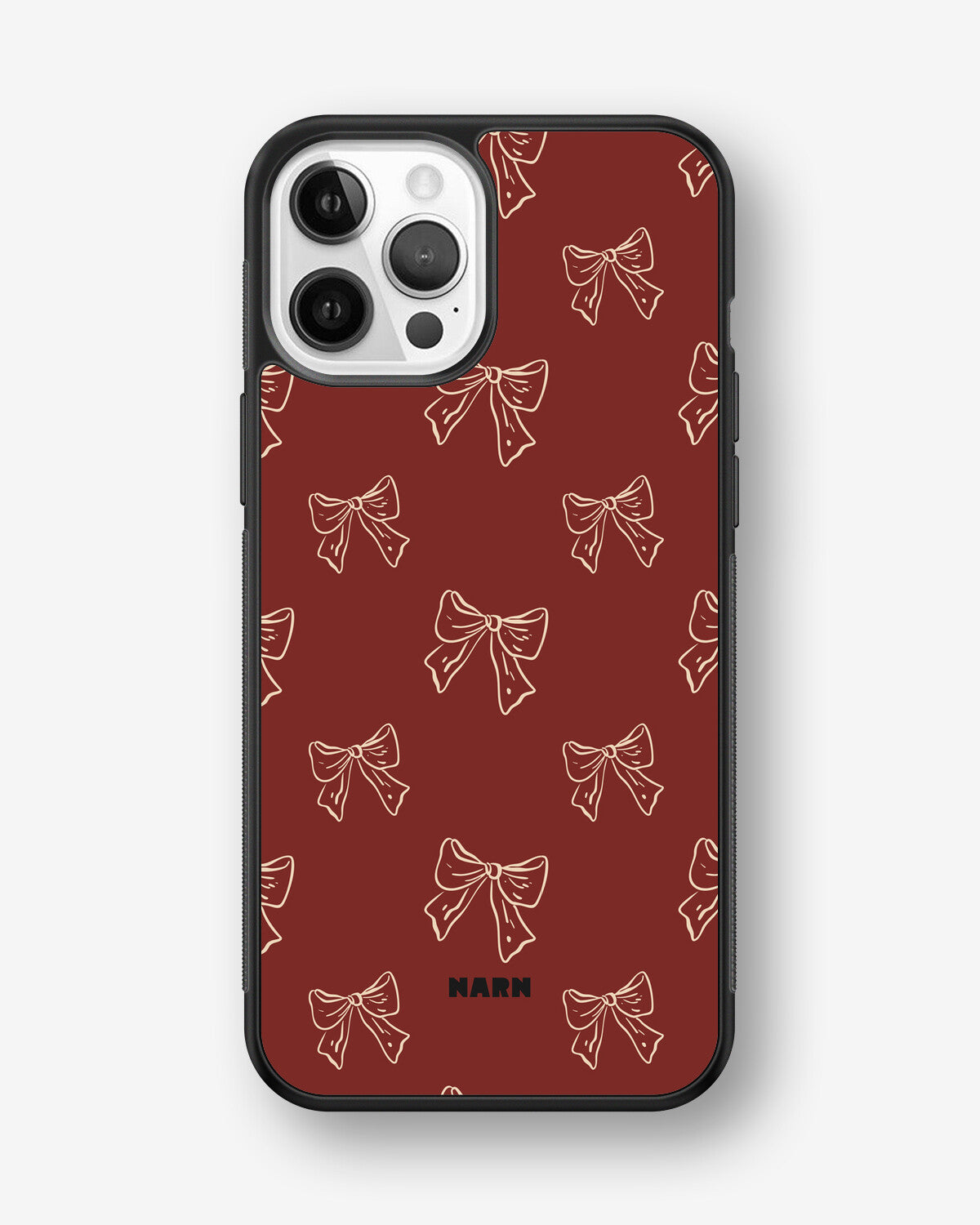 iPhone 12 Pro Max Hard Case – Cherry Bows - View 1