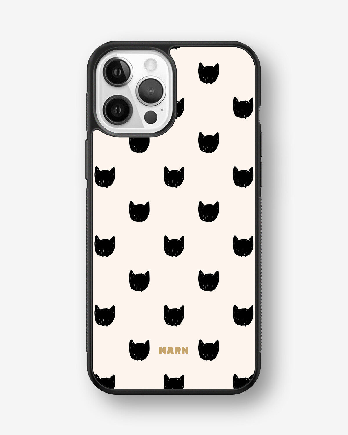 iPhone 12 Pro Max Hard Case – Kitty Dots - View 1