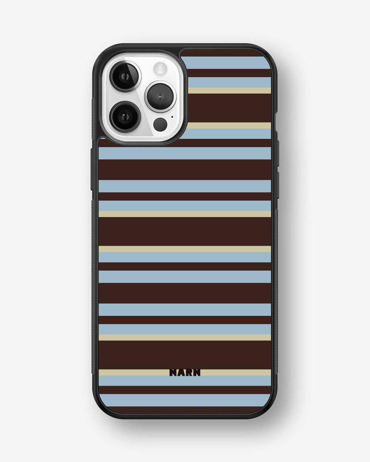 iPhone 12 Pro Max Hard Case – Latte Lines - View 1