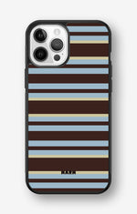 iPhone 12 Pro Max Hard Case – Latte Lines - View 1