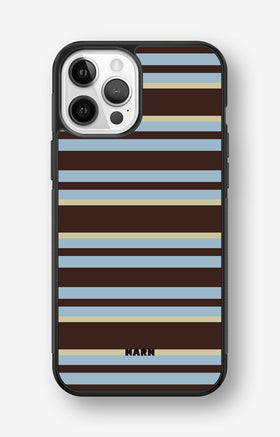 iPhone 12 Pro Max Hard Case – Latte Lines - View 1