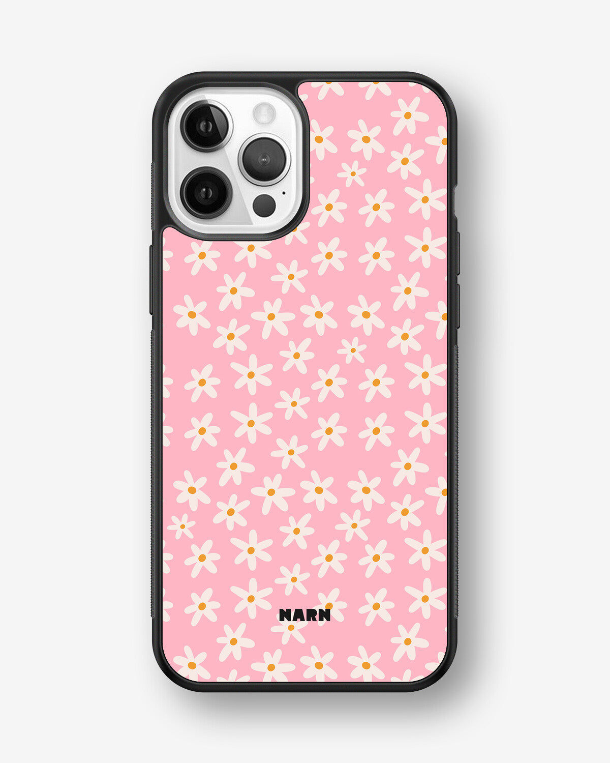 iPhone 12 Pro Max Hard Case – Pink Daisy - View 1