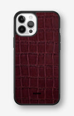 iPhone 12 Pro Max Hard Case – Rouge Croc - View 1