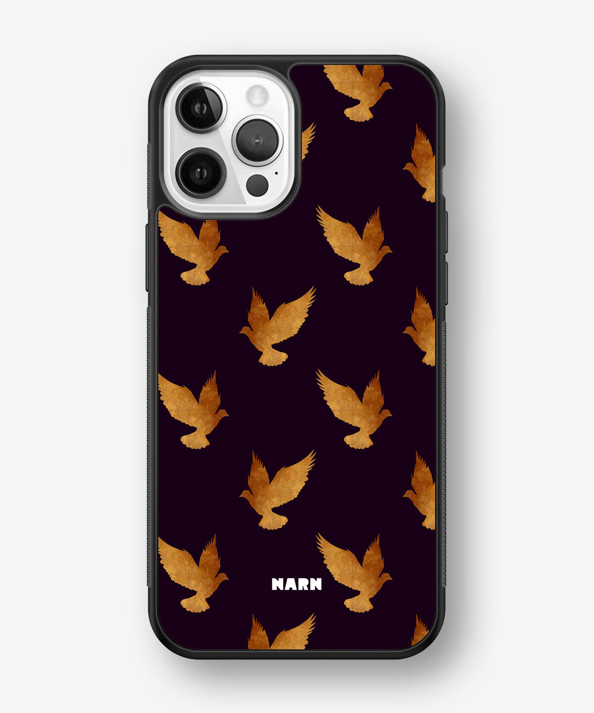 iPhone 12 Pro Max Hard Case – Royal Doves - View 1