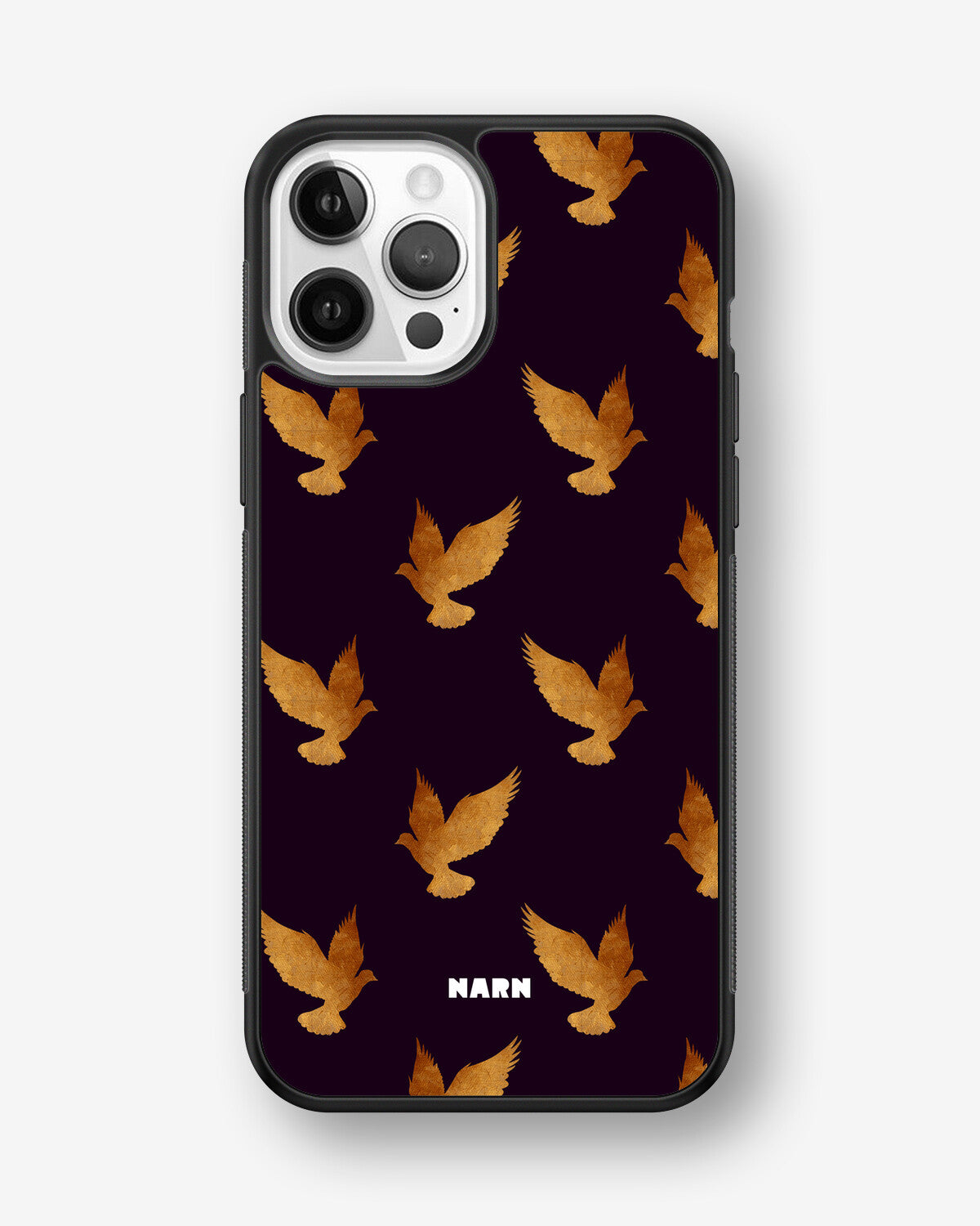 iPhone 12 Pro Max Hard Case – Royal Doves - View 1