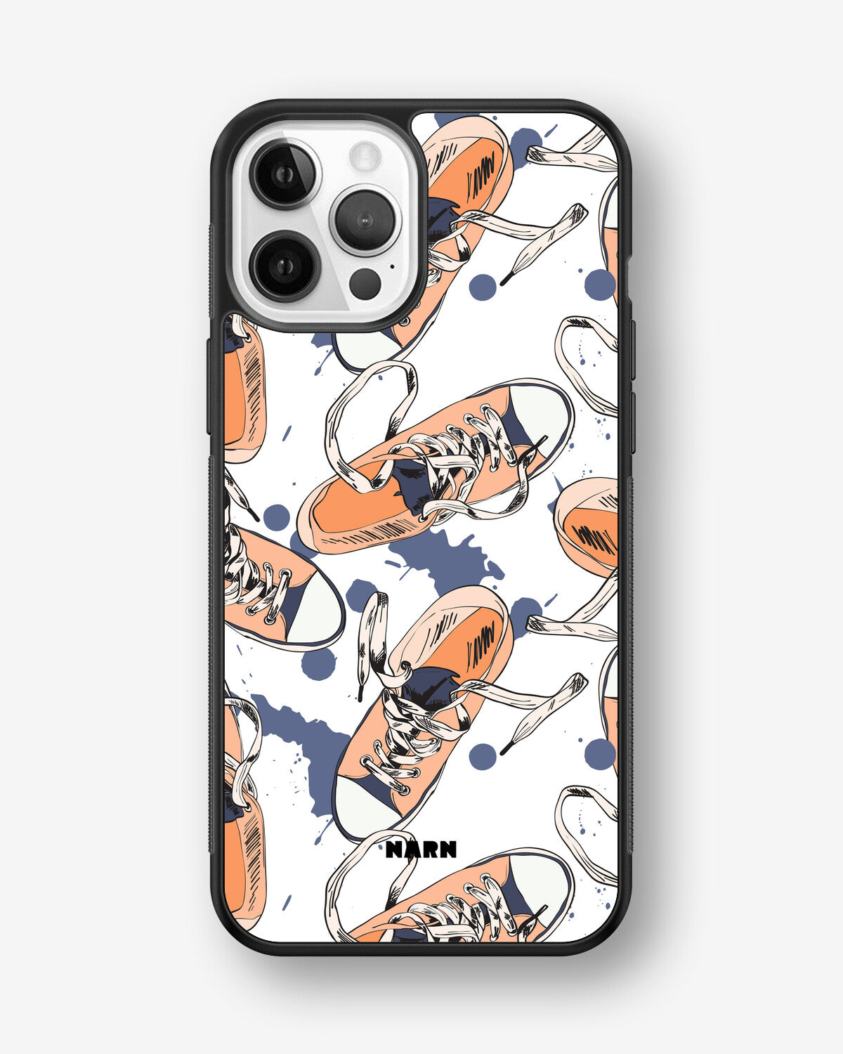 iPhone 12 Pro Max Hard Case – Apricot Sneakers - View 1