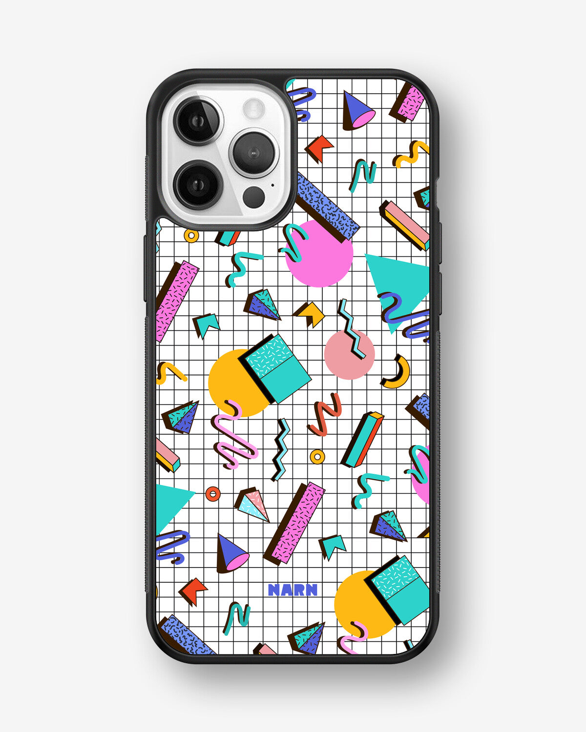 iPhone 12 Pro Max Hard Case – 80s Memphis - View 1