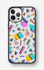 iPhone 12 Pro Max Hard Case – 80s Memphis - View 1