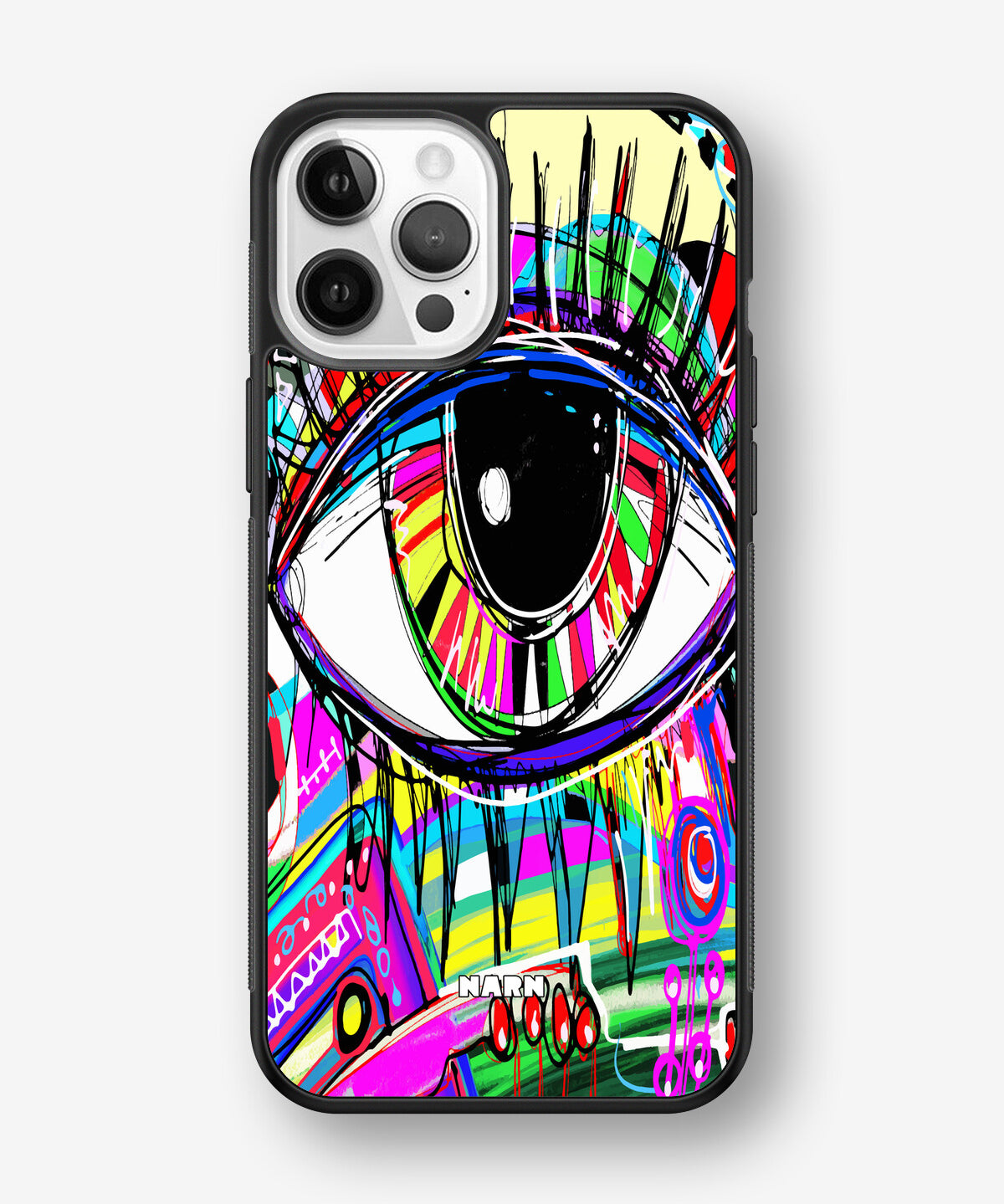 iPhone 12 Pro Max Hard Case – Abstract Eye - View 1