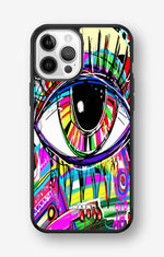 iPhone 12 Pro Max Hard Case – Abstract Eye - View 1