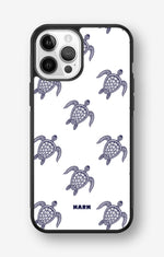 iPhone 12 Pro Max Hard Case – Blue Turtles - View 1