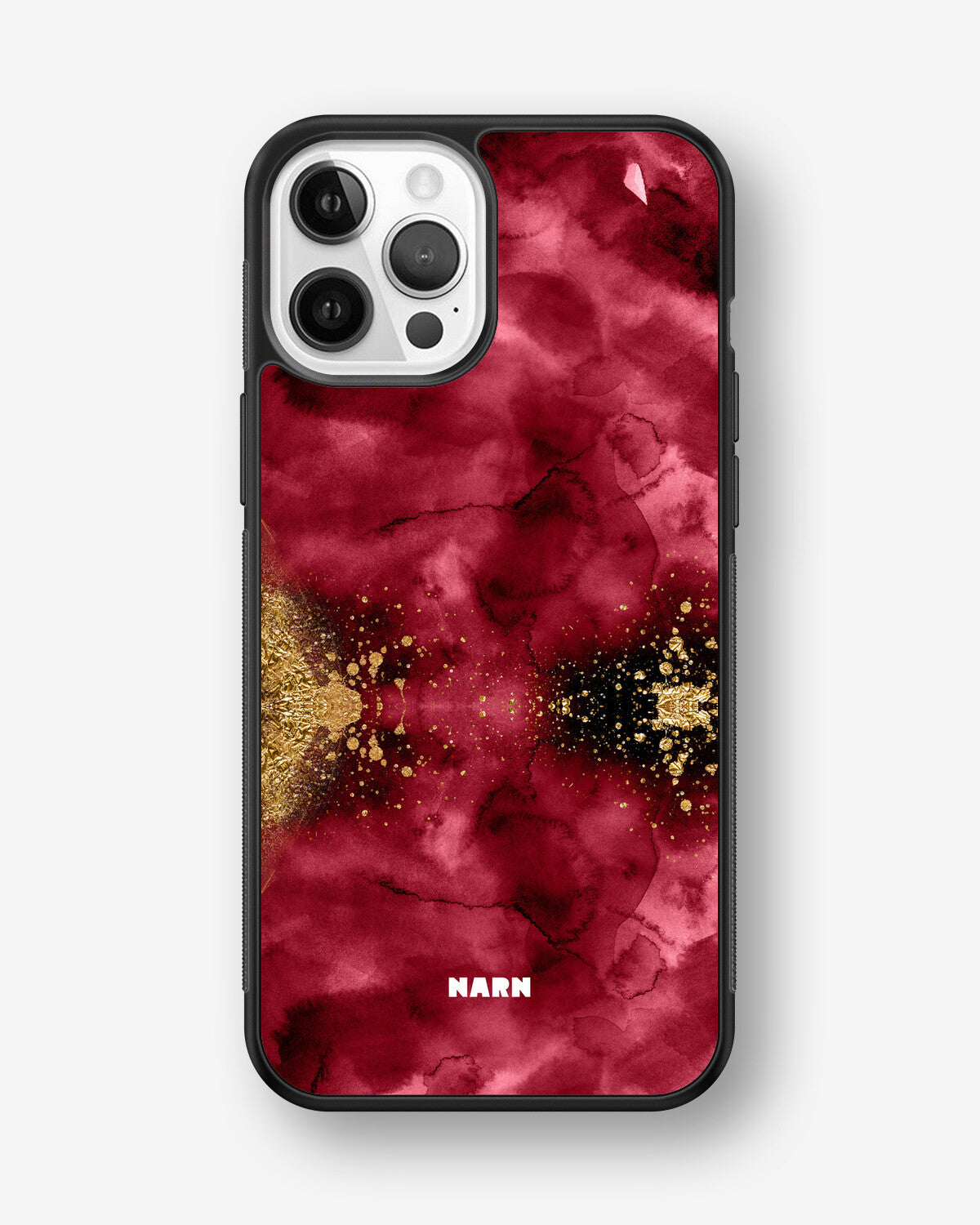 iPhone 12 Pro Max Hard Case – Burgendy Shimmer - View 1