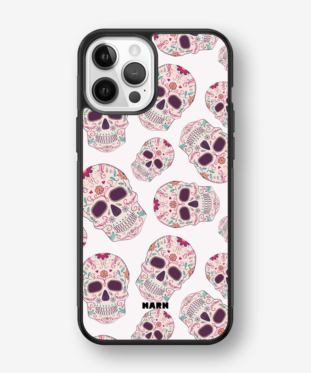 iPhone 12 Pro Max Hard Case – Calavera Skulls - View 1