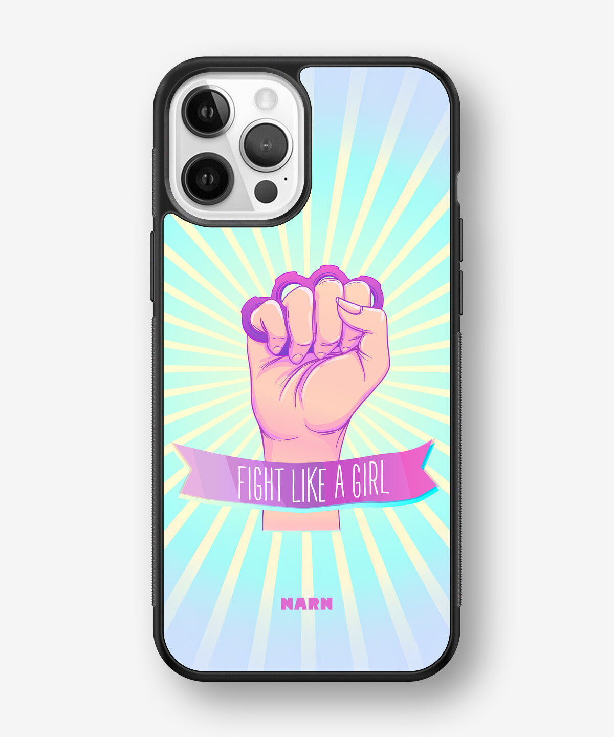 iPhone 12 Pro Max Hard Case – Fight Like A Girl - View 1