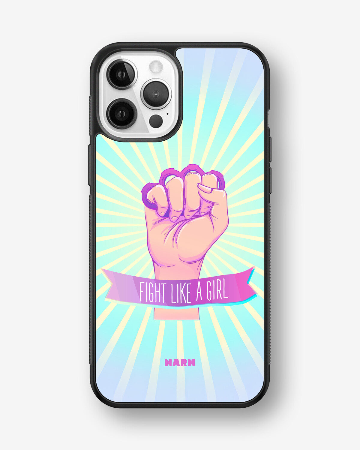 iPhone 12 Pro Max Hard Case – Fight Like A Girl - View 1