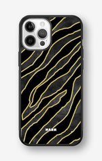 iPhone 12 Pro Max Hard Case – Golden Zebra - View 1