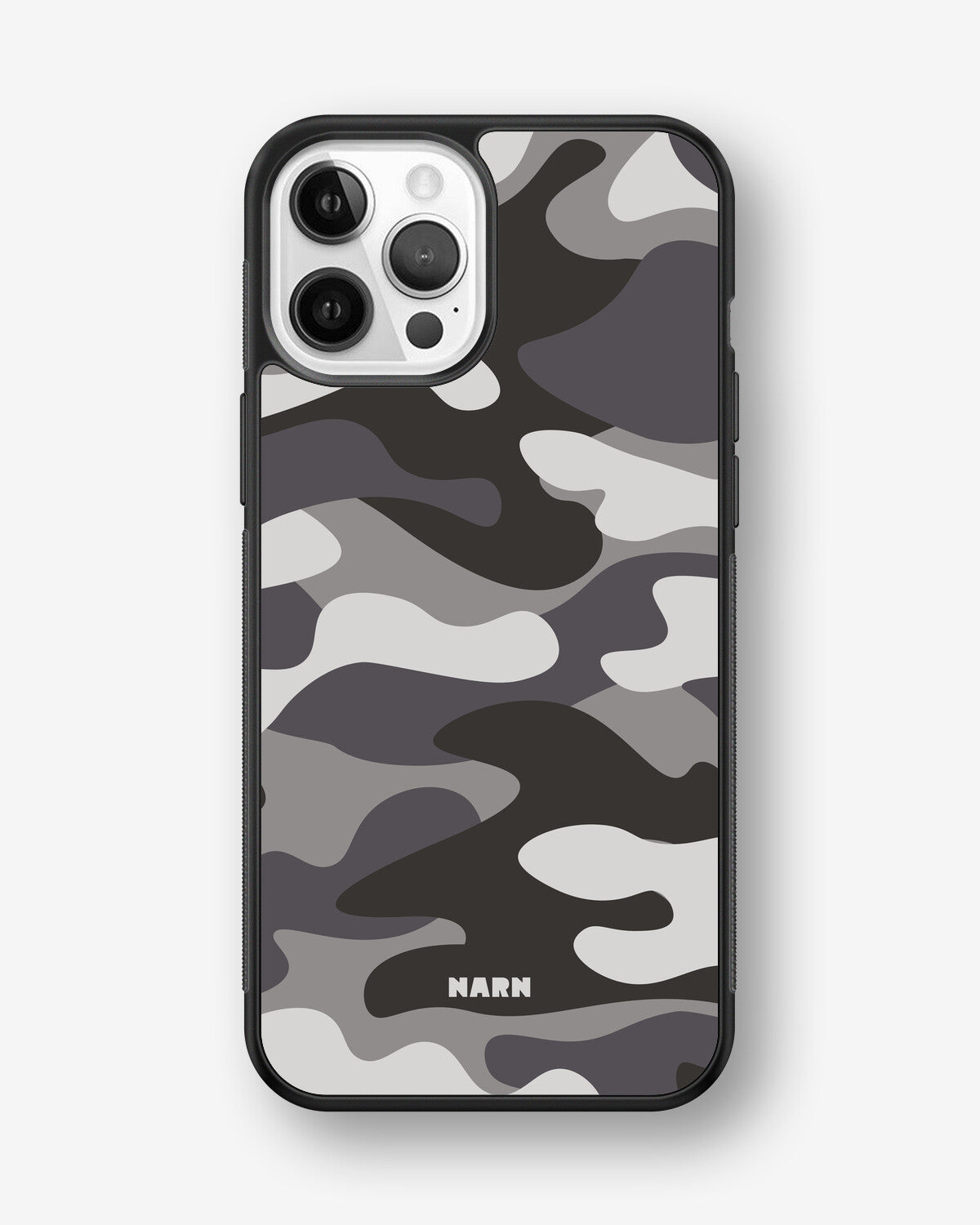 iPhone 12 Pro Max Hard Case – Grey Camo - View 1