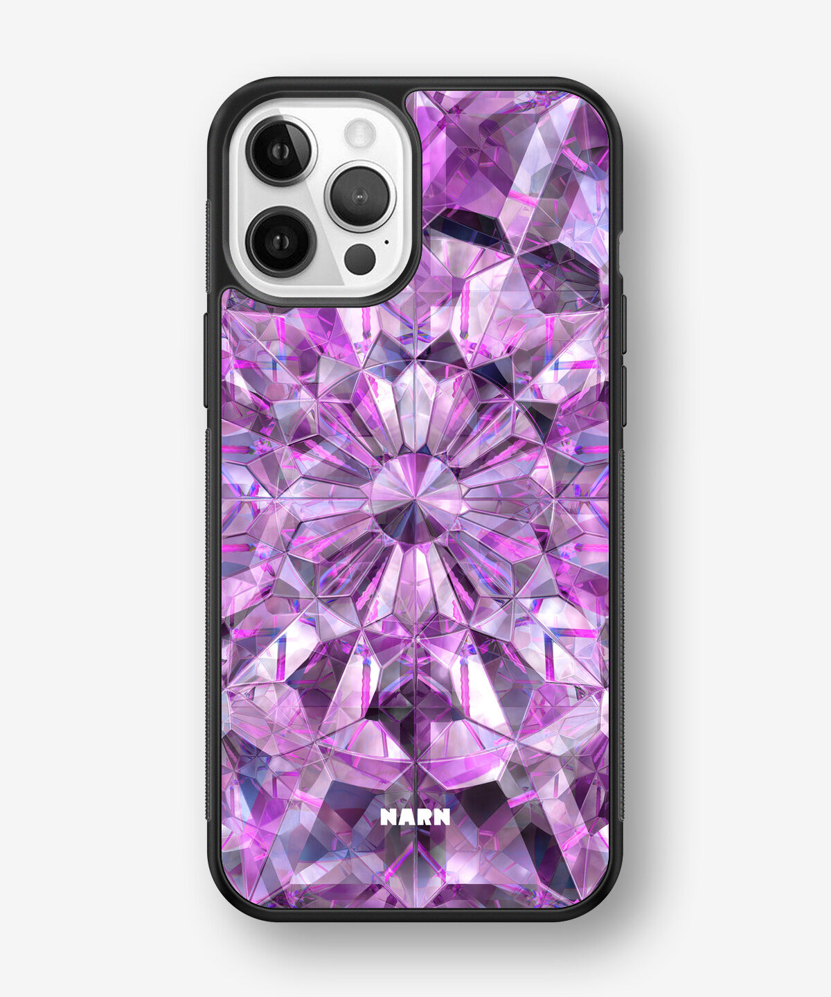 iPhone 12 Pro Max Hard Case – Lavender Crystals - View 1