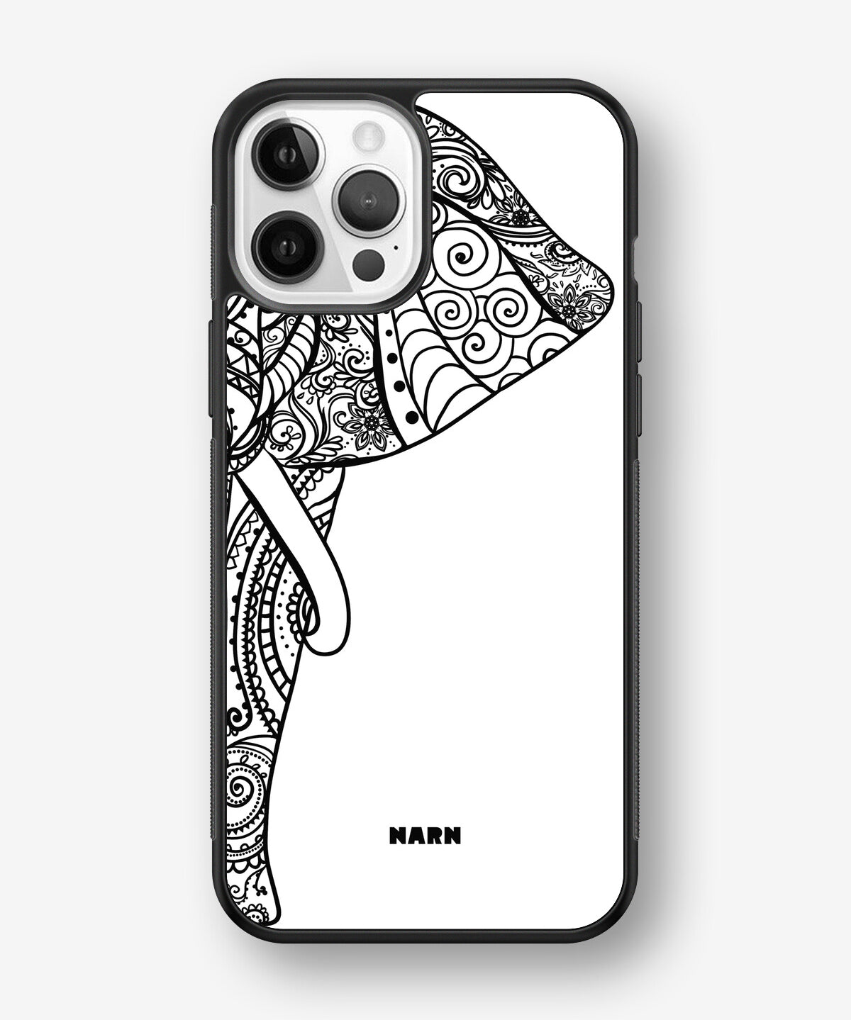 iPhone 12 Pro Max Hard Case – Mandala Elephant - View 1