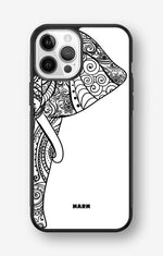 iPhone 12 Pro Max Hard Case – Mandala Elephant - View 1