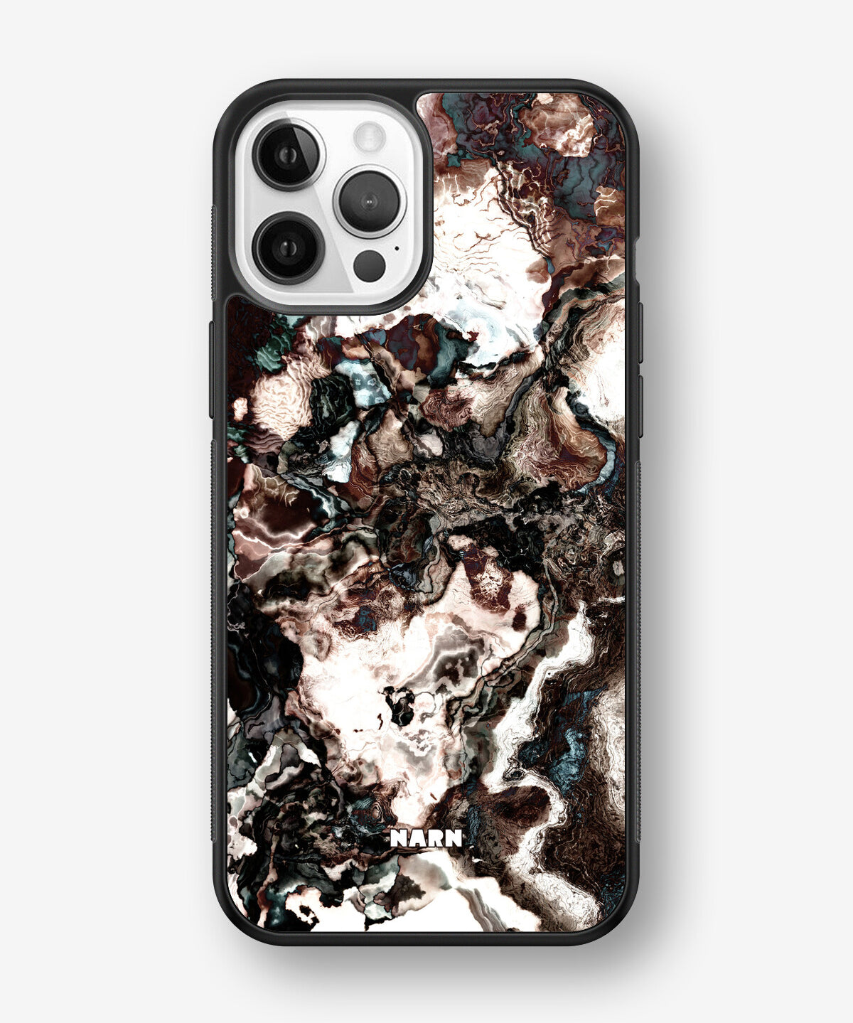 iPhone 12 Pro Max Hard Case – Marble Brown - View 1