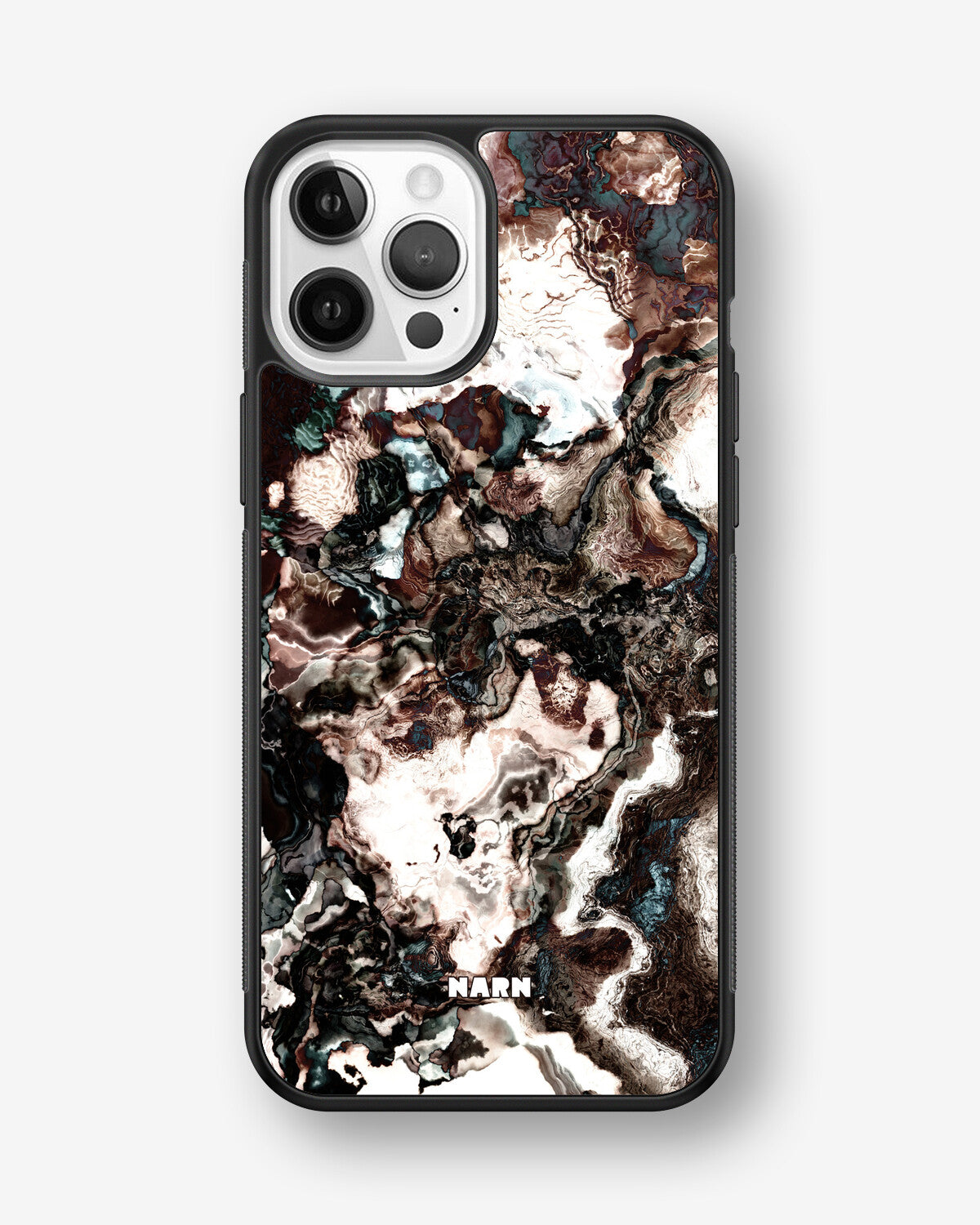 iPhone 12 Pro Max Hard Case – Marble Brown - View 1