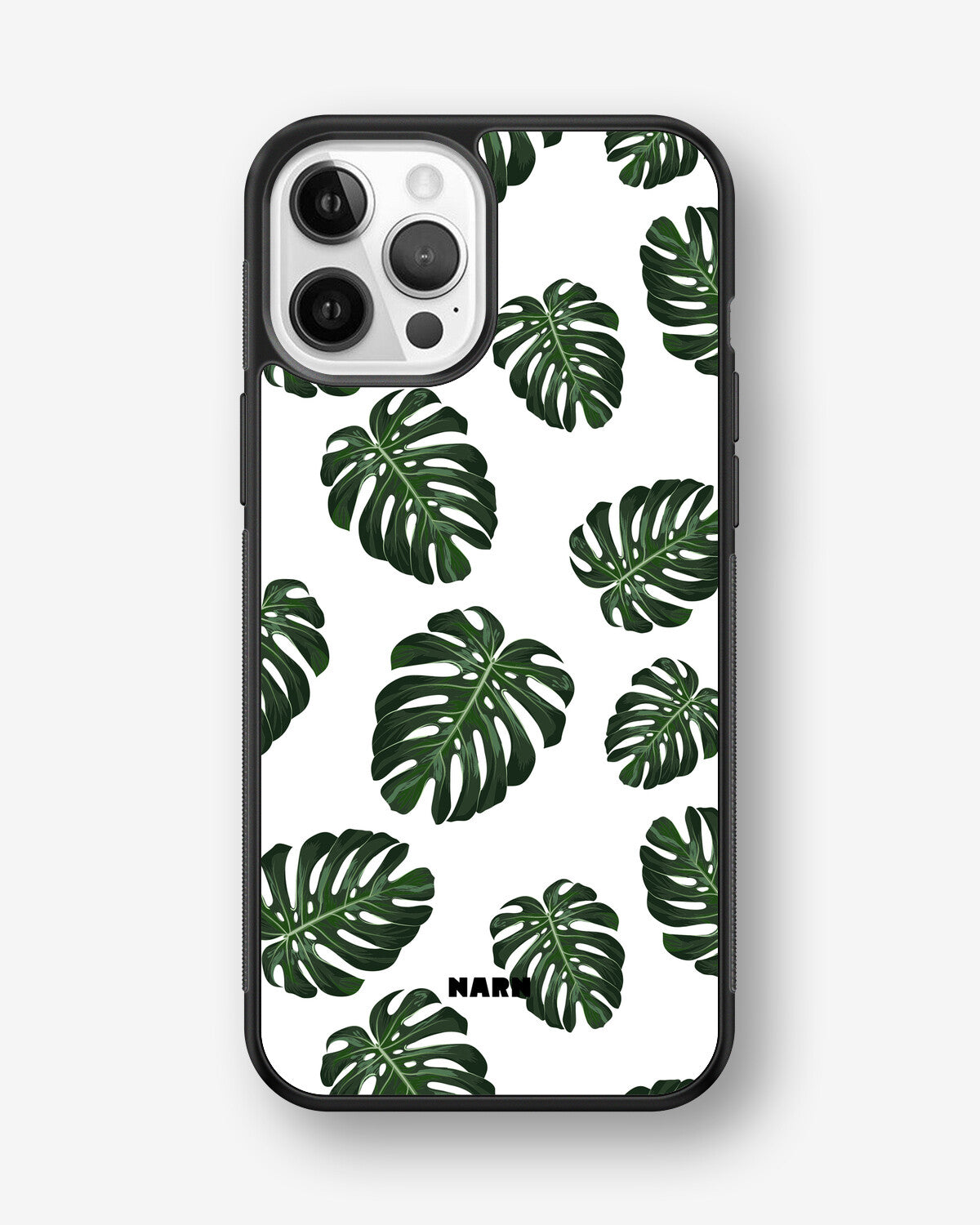 iPhone 12 Pro Max Hard Case – Monstera Pattern - View 1