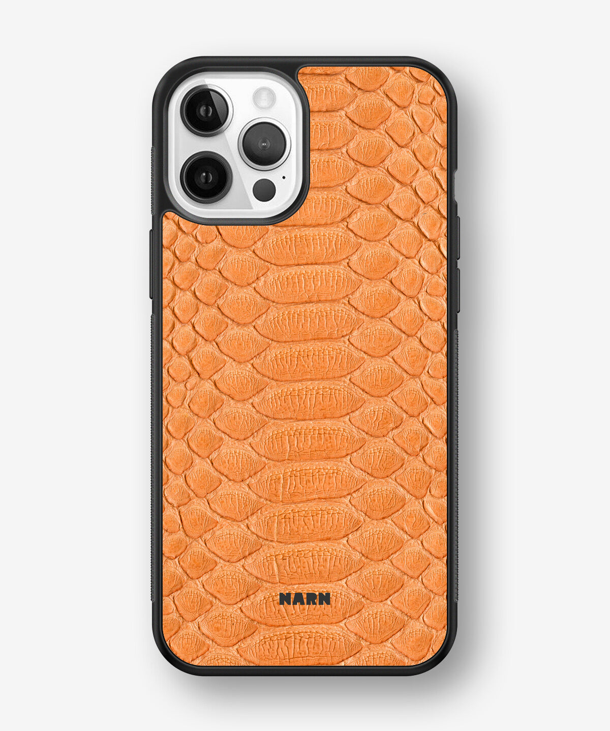 iPhone 12 Pro Max Hard Case – Orange Snake - View 1