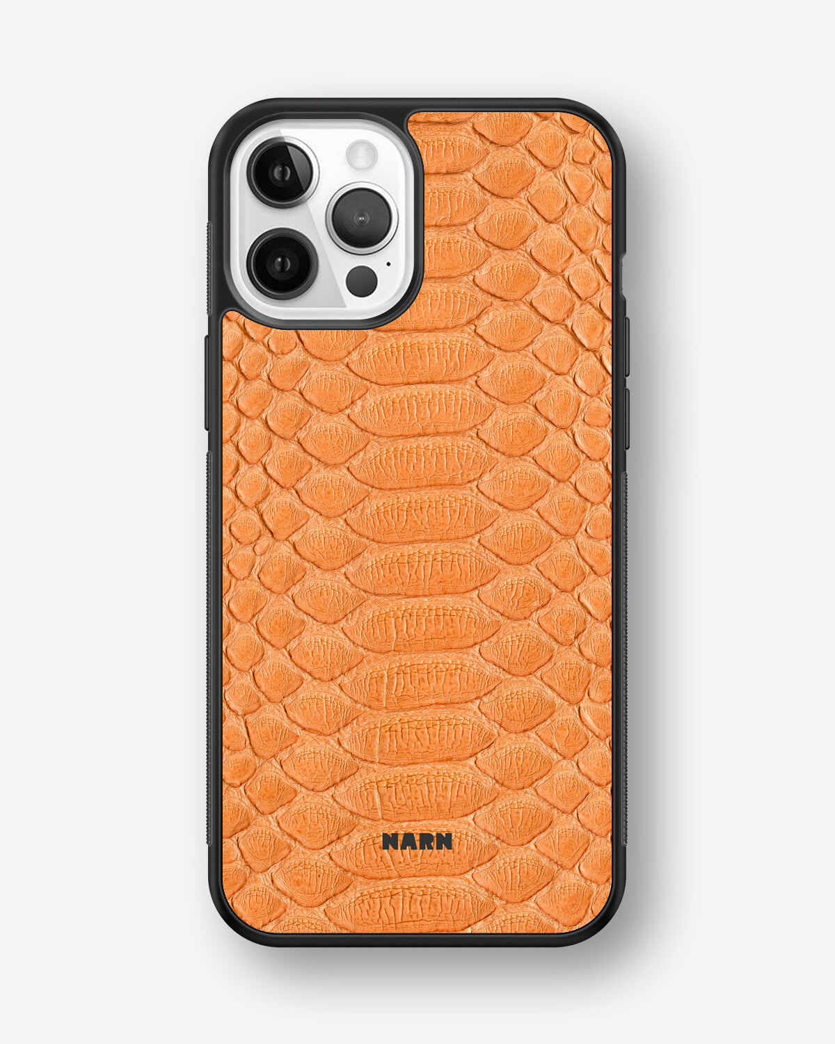 iPhone 12 Pro Max Hard Case – Orange Snake - View 1