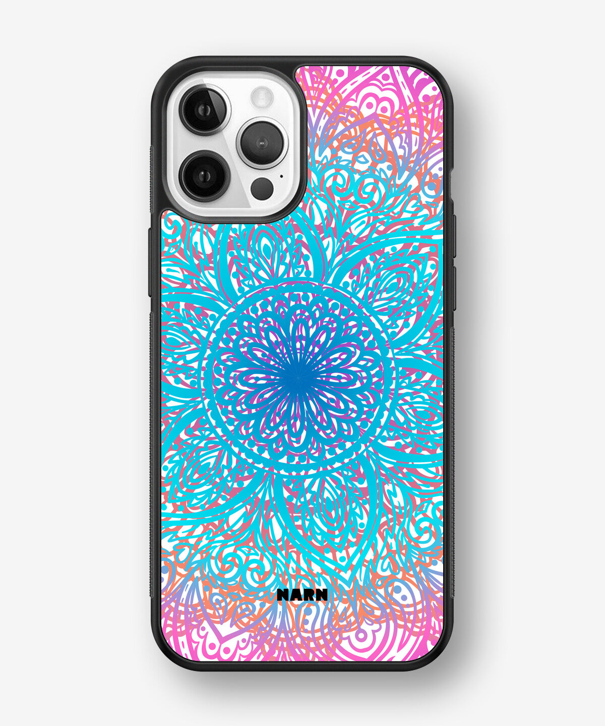 iPhone 12 Pro Max Hard Case – Pastel Mandala - View 1