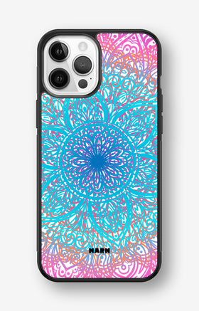 iPhone 12 Pro Max Hard Case – Pastel Mandala - View 1