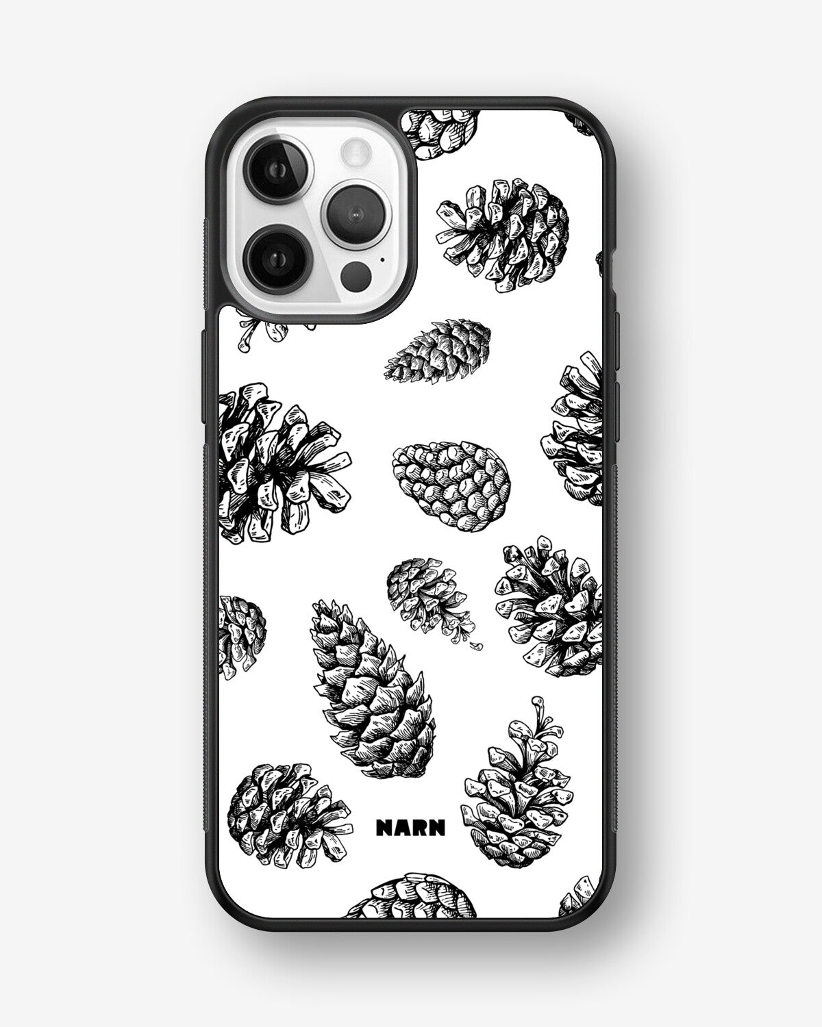 iPhone 12 Pro Max Hard Case – Pine Cones - View 1