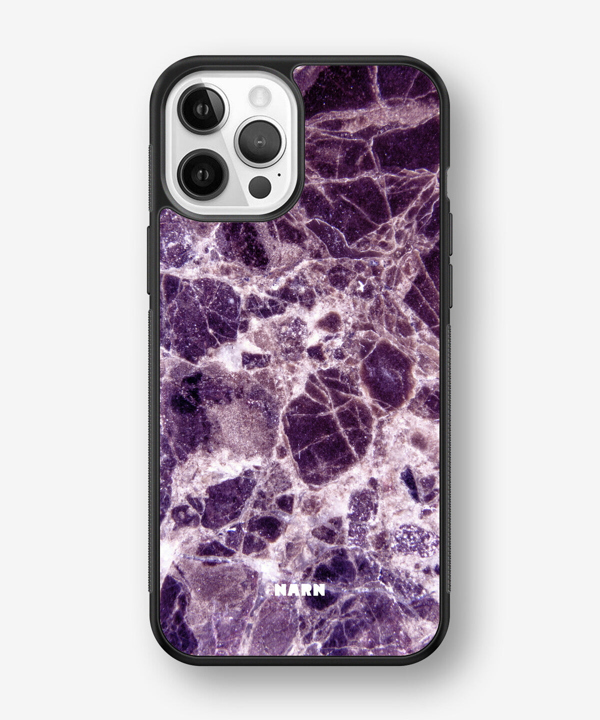 iPhone 12 Pro Max Hard Case – Purple Marble - View 1