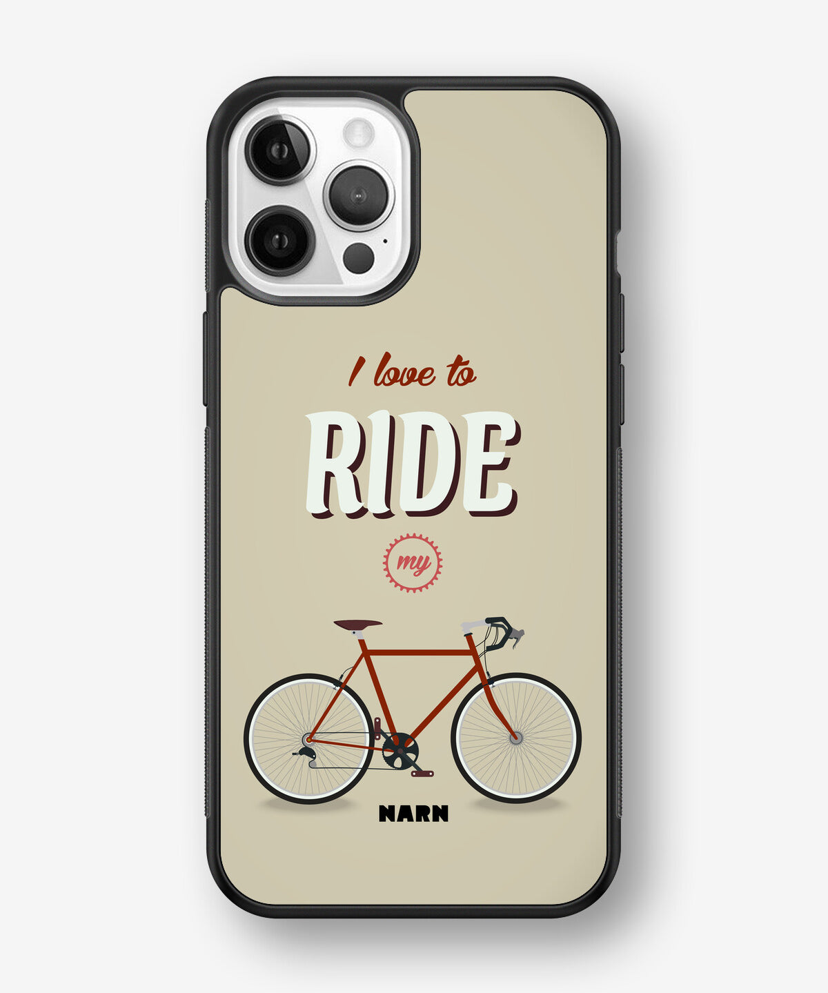 iPhone 12 Pro Max Hard Case – Ride My Bicycle - View 1