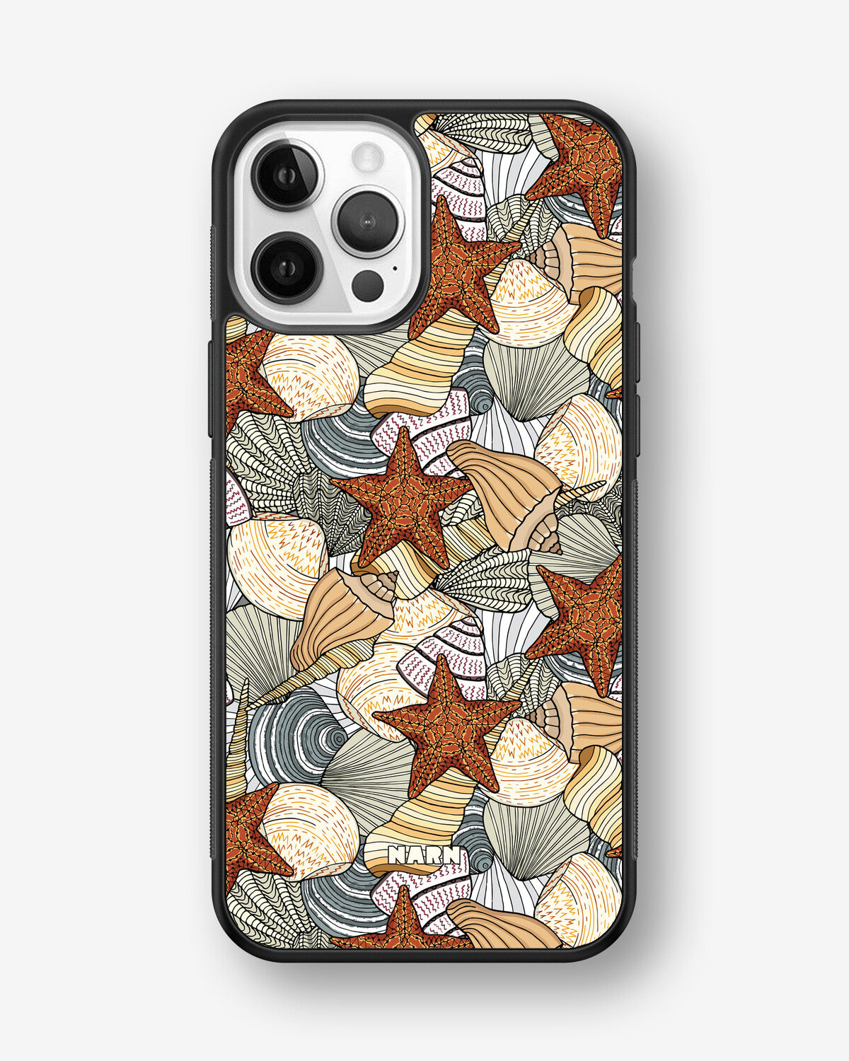 iPhone 12 Pro Max Hard Case – Sea Shells - View 1