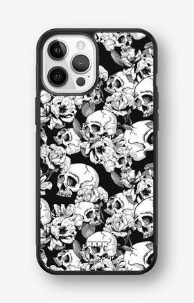 iPhone 12 Pro Max Hard Case – Skull Garden - View 1