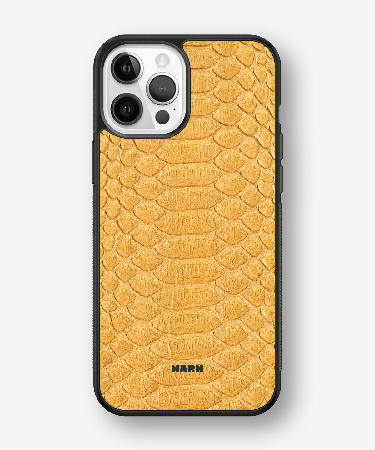 iPhone 12 Pro Max Hard Case – Yellow Snake - View 1
