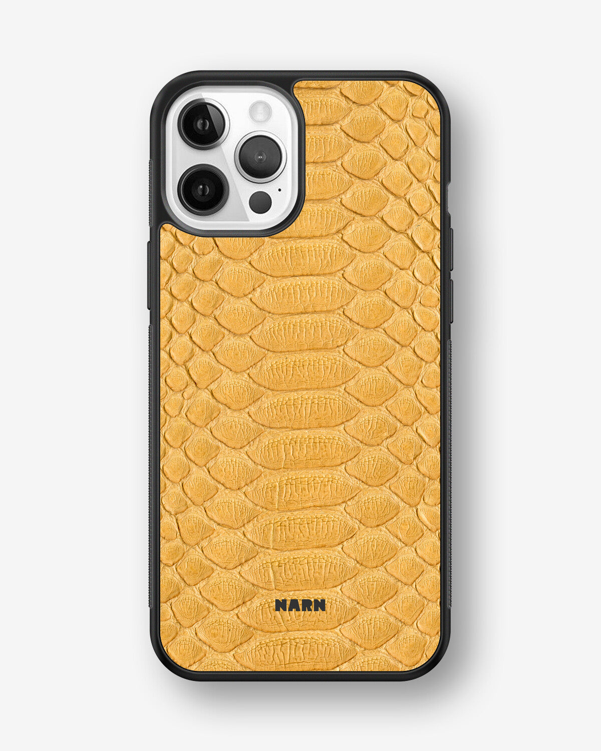 iPhone 12 Pro Max Hard Case – Yellow Snake - View 1