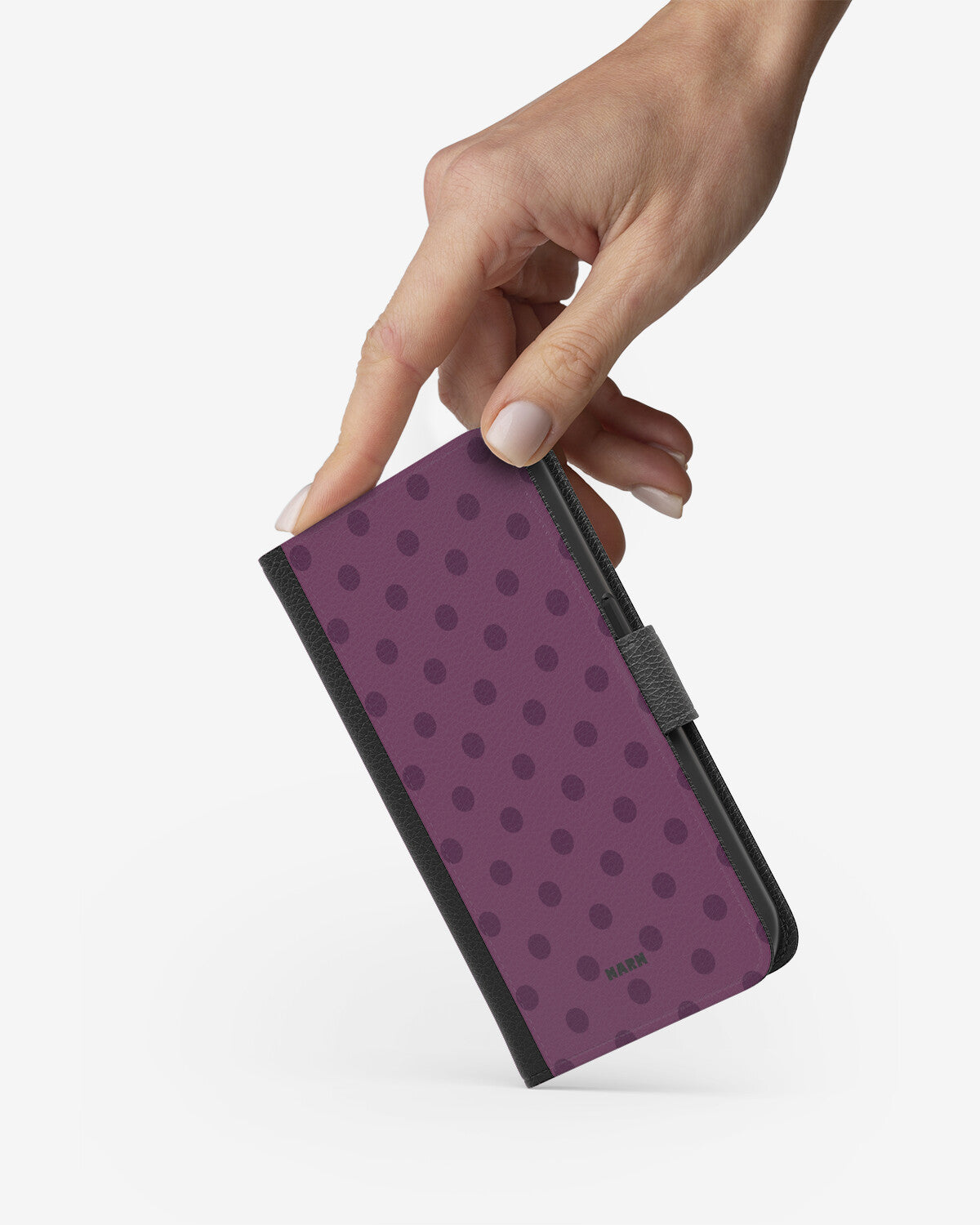 iPhone 12 Pro Max Wallet Case - Plum - View 2
