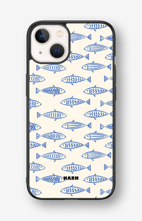 iPhone 13 Hard Case – Blue Catch - View 1
