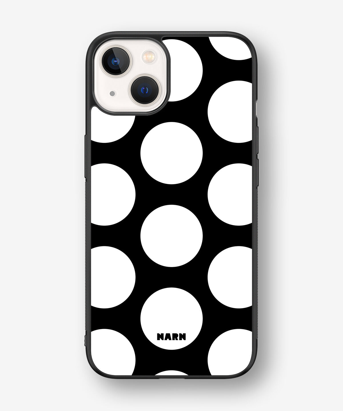 iPhone 13 Hard Case – Bold Dots - View 1