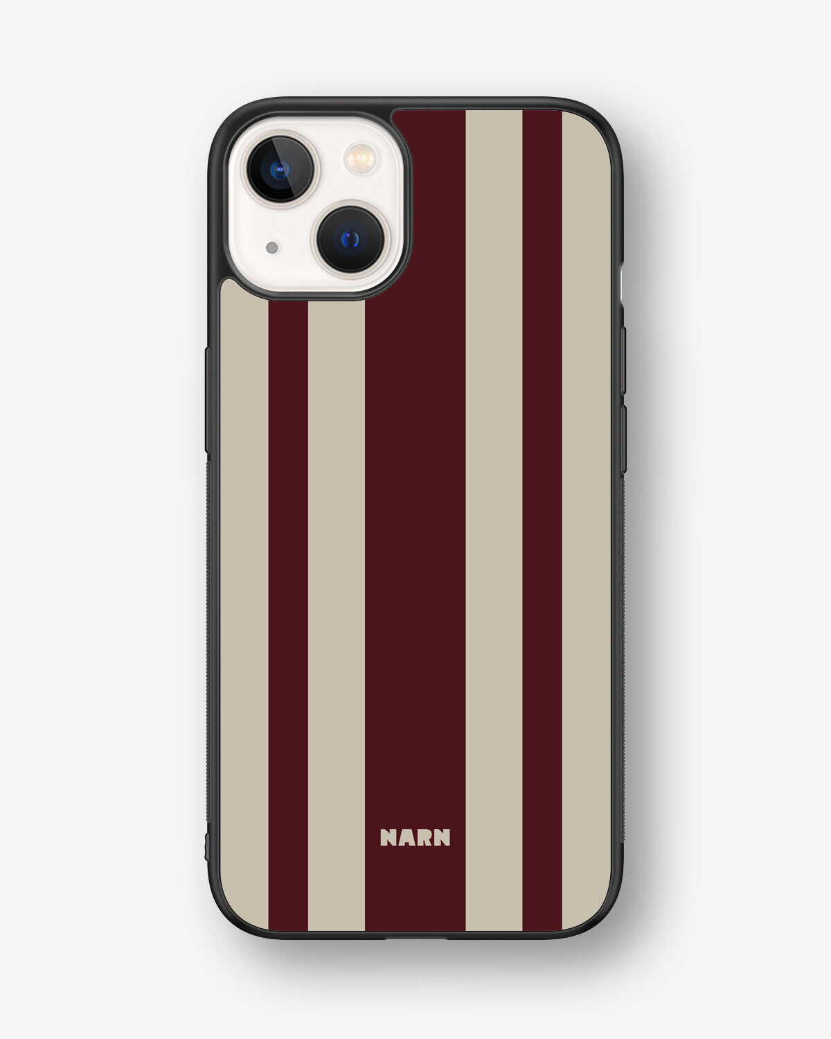 iPhone 13 Hard Case – Bordeaux Stripe - View 1