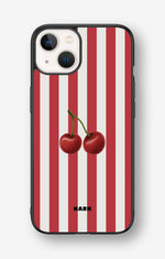 iPhone 13 Hard Case – Cherry Stripes - View 1