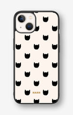 iPhone 13 Hard Case – Kitty Dots - View 1