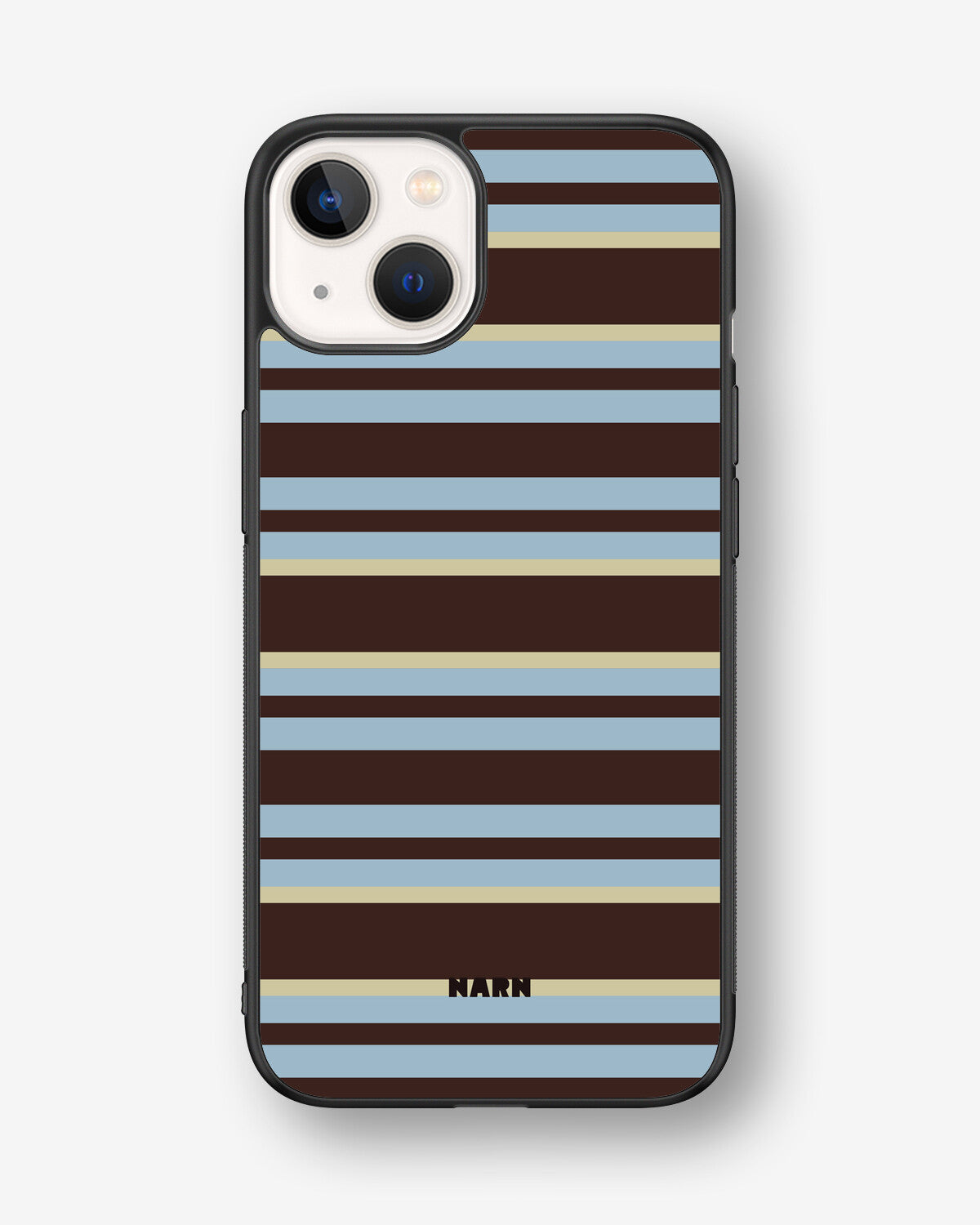iPhone 13 Hard Case – Latte Lines - View 1