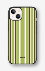 iPhone 13 Hard Case – Matcha Lines - View 1