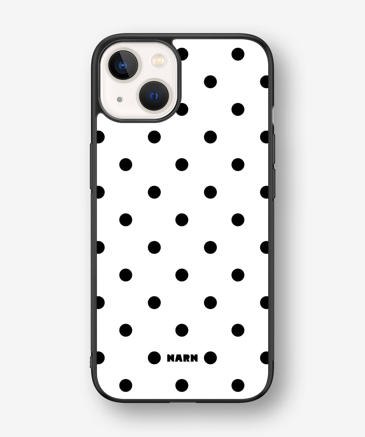 iPhone 13 Hard Case – Mono Dots - View 1