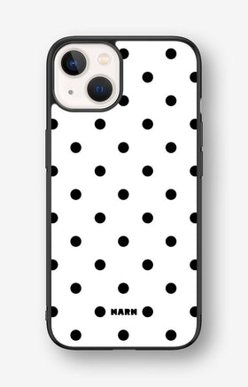 iPhone 13 Hard Case – Mono Dots - View 1